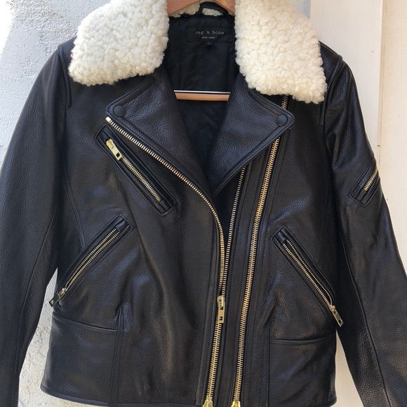 Rag and bone leather jacket - Picture 2 of 5